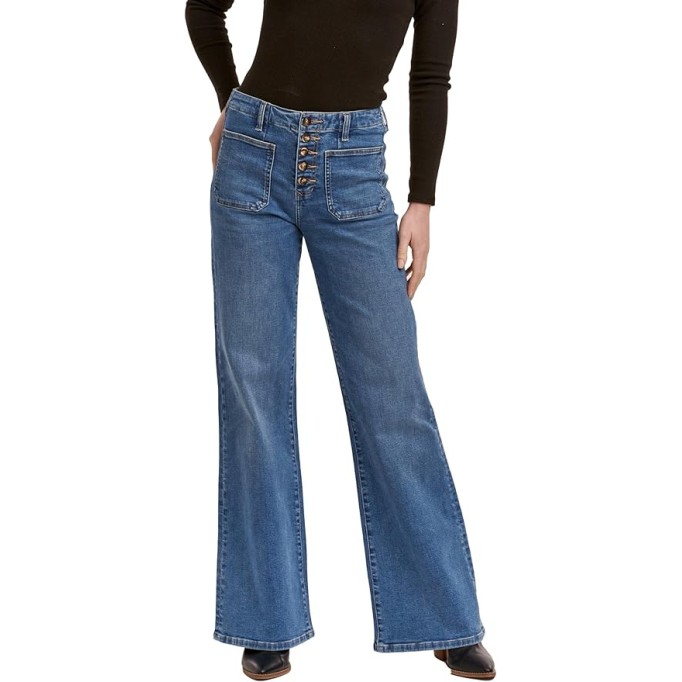 DEAR JOHN James Wide Leg Women&#39;s Jeans High Rise Full Inseam