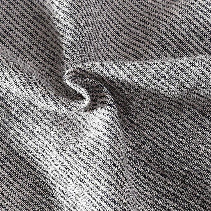 Men's Striped Short Sleeve Shirt - Square Collar, Cotton Renbom