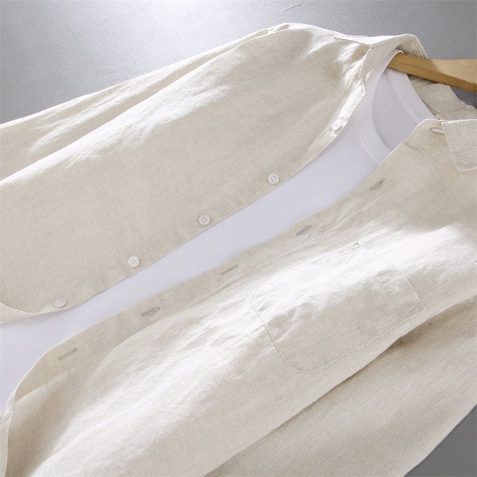 Simple Pure Renbom Long Sleeve Shirt