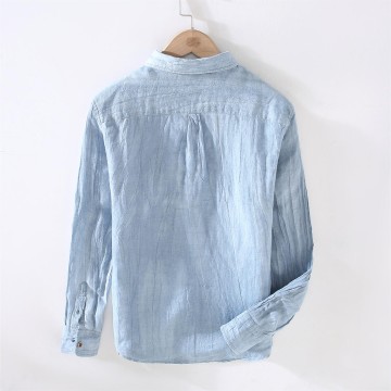 Men's Vintage Renbom Long Sleeve Shirt - Loose Fit