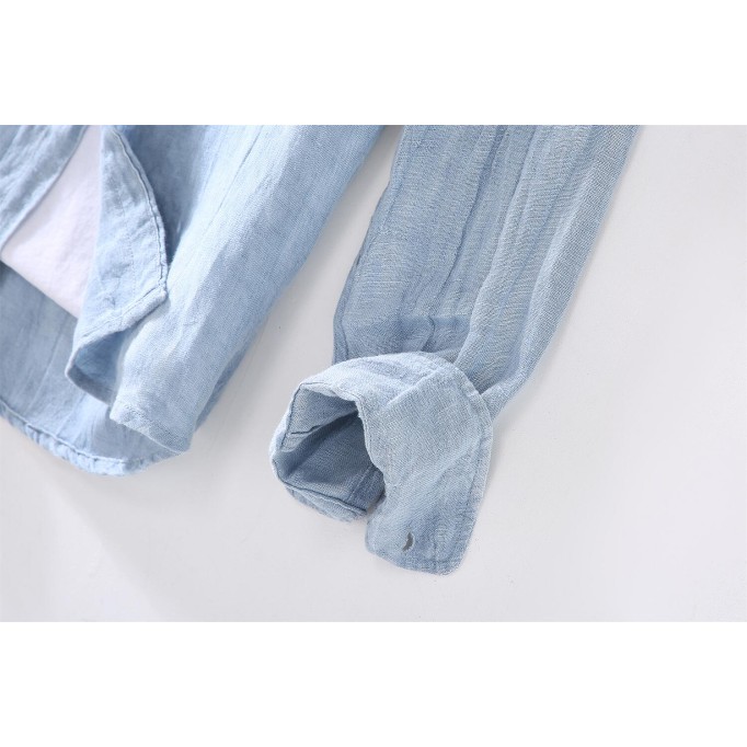 Men's Vintage Renbom Long Sleeve Shirt - Loose Fit