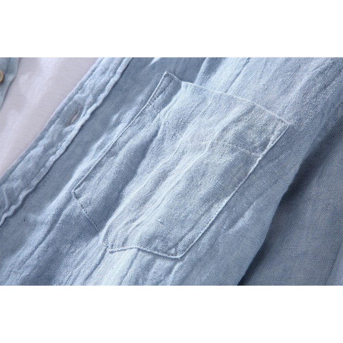 Men's Vintage Renbom Long Sleeve Shirt - Loose Fit
