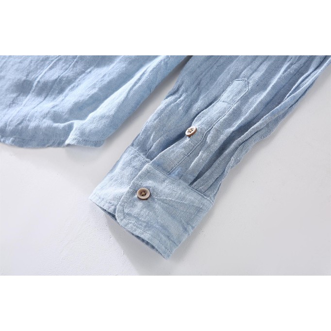 Men's Vintage Renbom Long Sleeve Shirt - Loose Fit