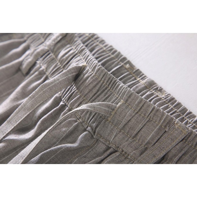 Men's Renbom Striped Drawstring Cropped Pants