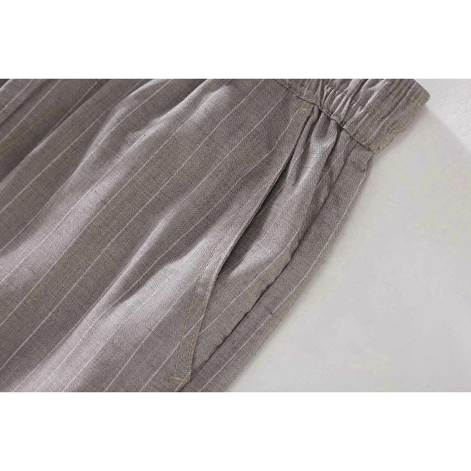 Men's Renbom Striped Drawstring Cropped Pants