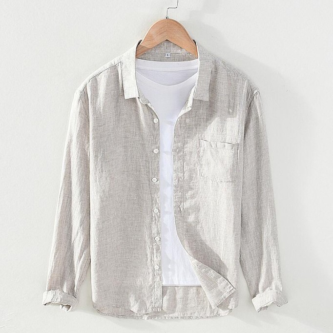 Men's Pure Renbom Long Sleeve Casual Shirt
