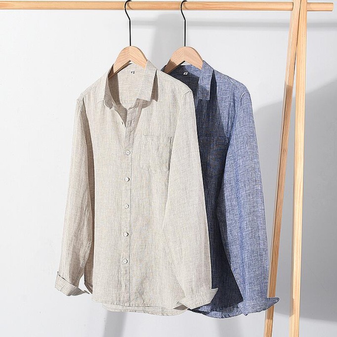 Men's Pure Renbom Long Sleeve Casual Shirt