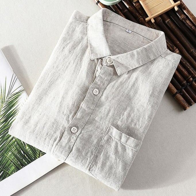 Men's Pure Renbom Long Sleeve Casual Shirt