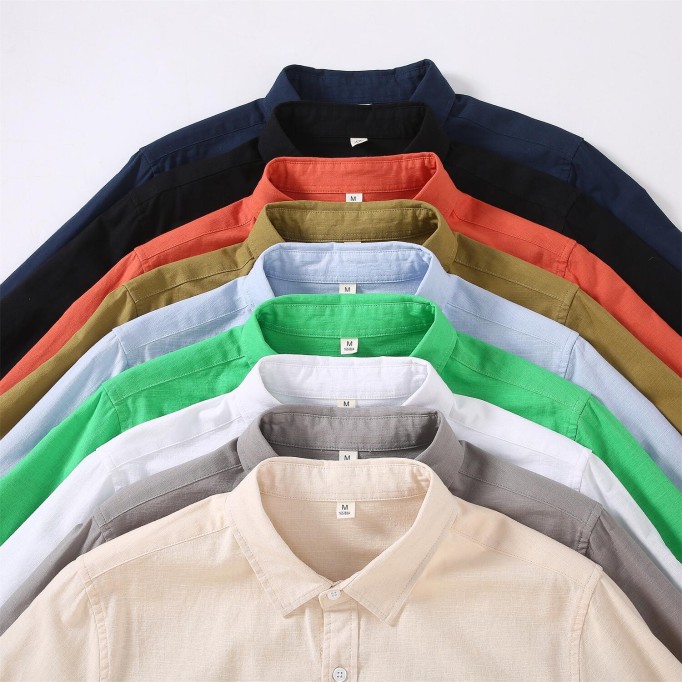 Men's Retro Renbom Cotton Long Sleeve Shirt
