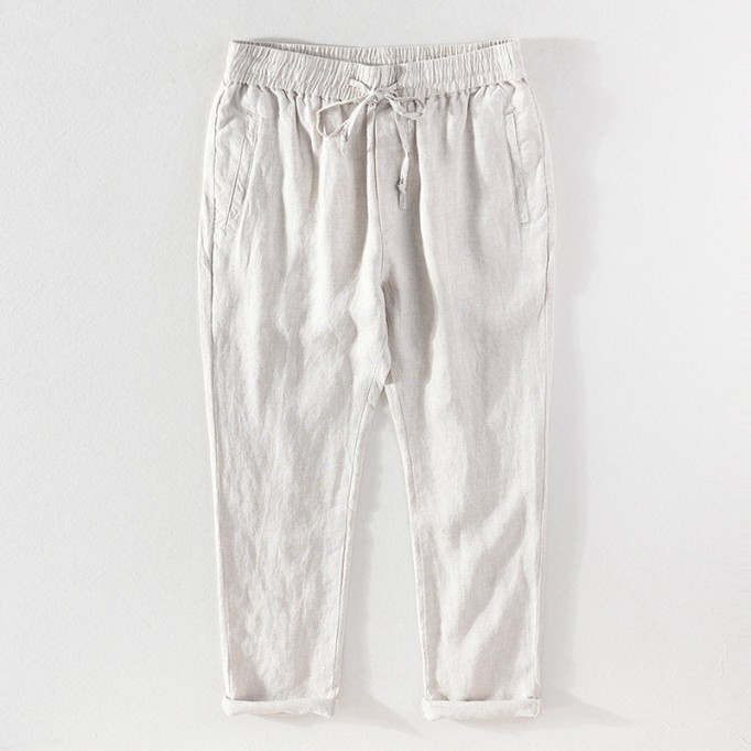 Casual Renbom Elastic Waist Pants