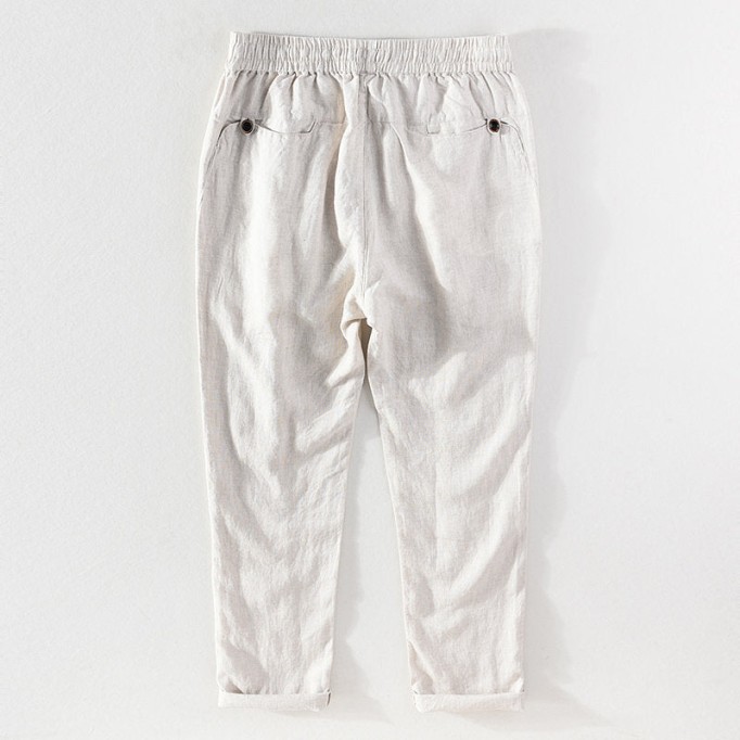 Casual Renbom Elastic Waist Pants