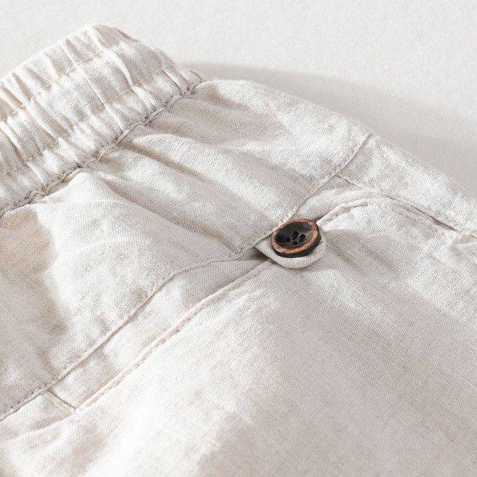 Casual Renbom Elastic Waist Pants