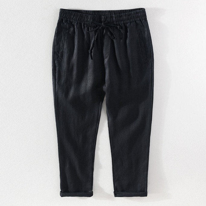 Casual Renbom Elastic Waist Pants