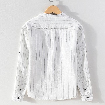 Men's Striped Renbom Long Sleeve Shirt
