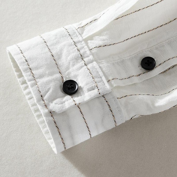 Men's Striped Renbom Long Sleeve Shirt