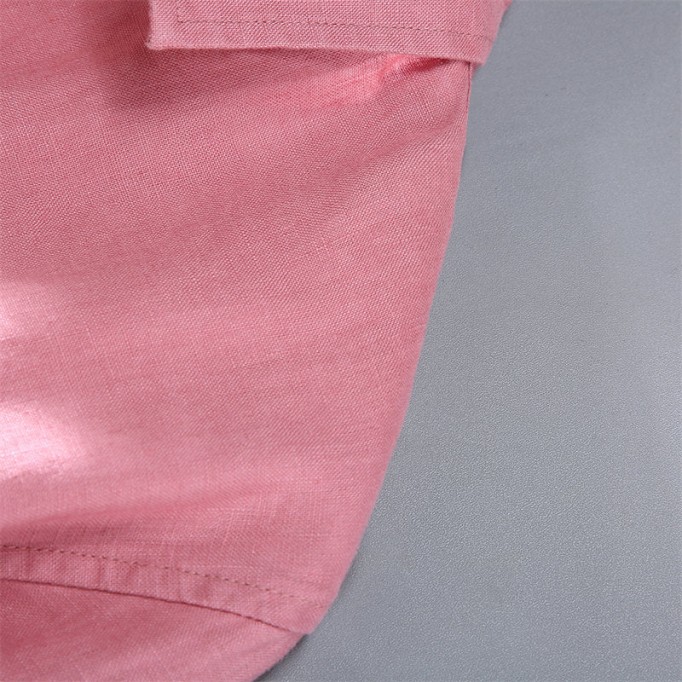 Solid Color Pure Renbom Casual Long Sleeve Shirt