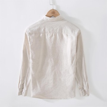 Men's Long Sleeve Cotton Renbom Casual Shirt