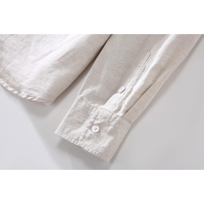 Men's Long Sleeve Cotton Renbom Casual Shirt