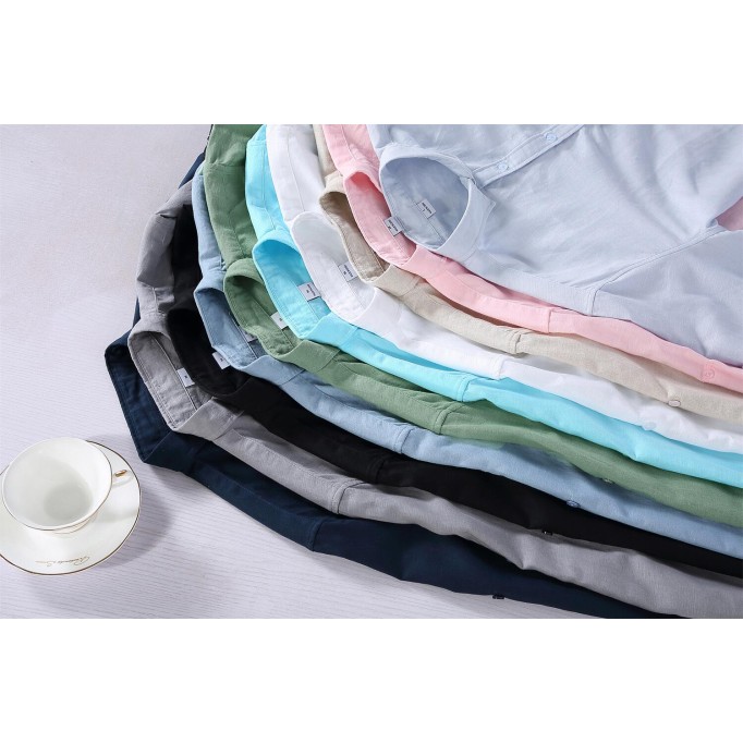 Men's Long Sleeve Cotton Renbom Casual Shirt