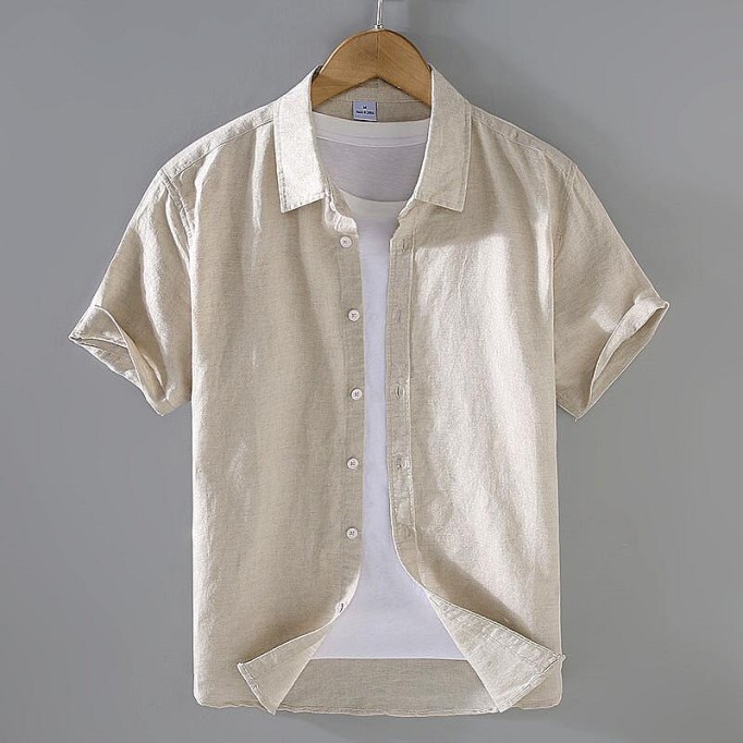 Men's Renbom Short Sleeve Shirt - Square Collar