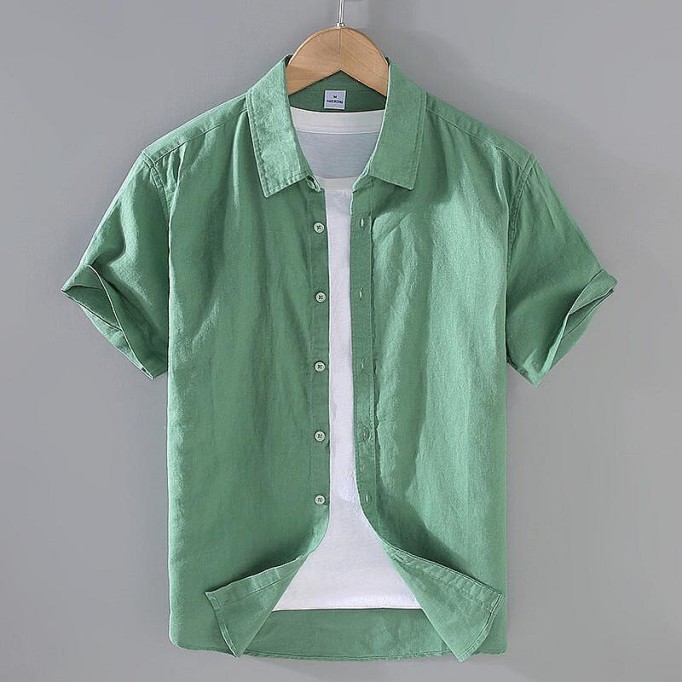 Men's Renbom Short Sleeve Shirt - Square Collar