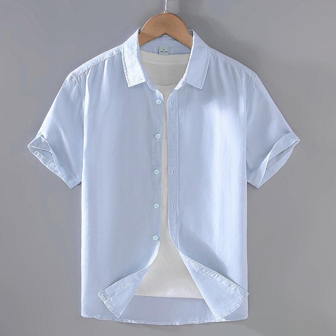 Men's Renbom Short Sleeve Shirt - Square Collar