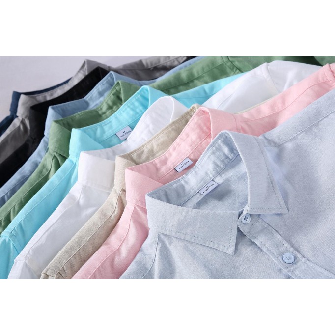 Men's Long Sleeve Cotton Renbom Casual Shirt