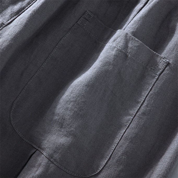 Casual Pure Renbom Drawstring Pants