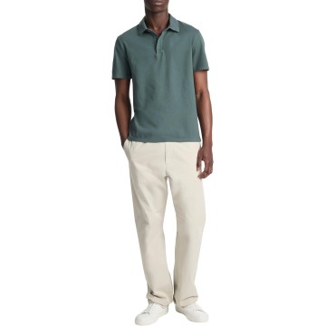 Men's Garment Dye Short Sleeve Polo