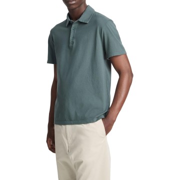 Men's Garment Dye Short Sleeve Polo