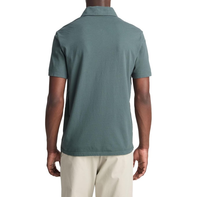 Men's Garment Dye Short Sleeve Polo